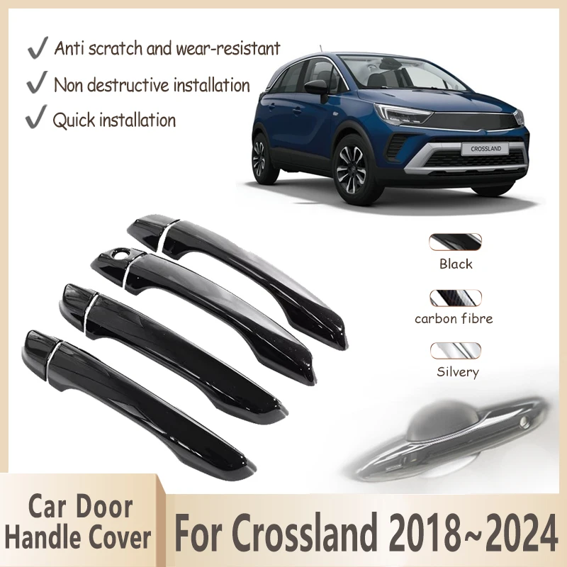 Gloss Black Door Handle Cover For Opel Crossland X 2018~2024 Vauxhall Handles Case Stickers Car Accessories 2020 2021 2022 2023
Gloss Black Door Handle Cover For Opel Crossland X 2018~2024 Vauxhall Handles Case Stickers Car Accessories 2020 2021 2022 2023
