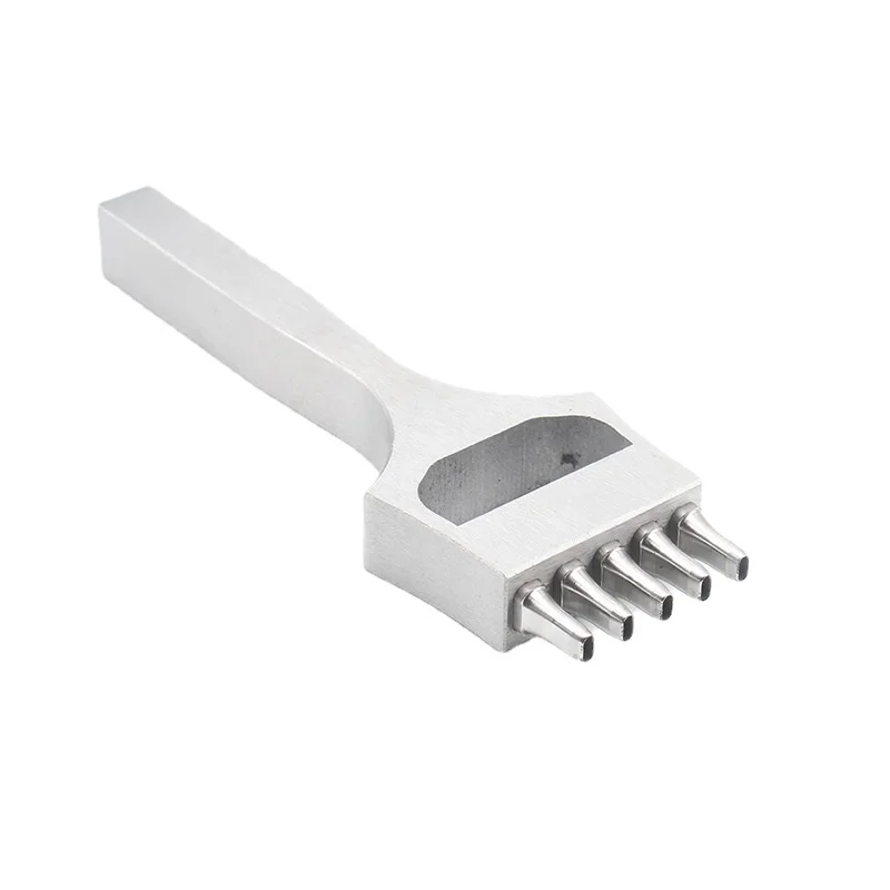 Leather Punch for Wallet Belt Leather Prong Punch Tool 7mm Steel Row Round Stitching Chisel for Leather Craft(7mm Pitch 5 Hole)
Leather Punch for Wallet Belt Leather Prong Punch Tool 7mm Steel Row Round Stitching Chisel for Leather Craft(7mm Pitch 5 Hole)
