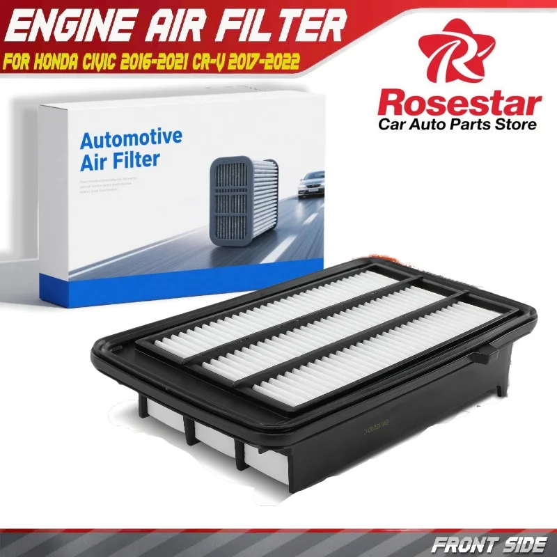 Rosestar Engine Air Filter for Honda Civic 2016-2021 CR-V 2017-2022 L4 1.5L Rigid Panel 17220-5AA-A00, 042-1901 172205AAA00
Rosestar Engine Air Filter for Honda Civic 2016-2021 CR-V 2017-2022 L4 1.5L Rigid Panel 17220-5AA-A00, 042-1901 172205AAA00