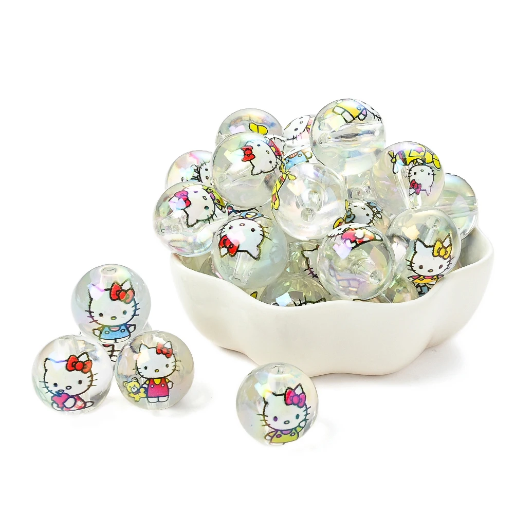 10 шт. прозрачных акриловых бусин с изображением персонажей Sanrio Hello Kitty, подходят для цепочек для сосок, изготовления украшений своими руками, брелоков
10 шт. прозрачных акриловых бусин с изображением персонажей Sanrio Hello Kitty, подходят для цепочек для сосок, изготовления украшений своими руками, брелоков