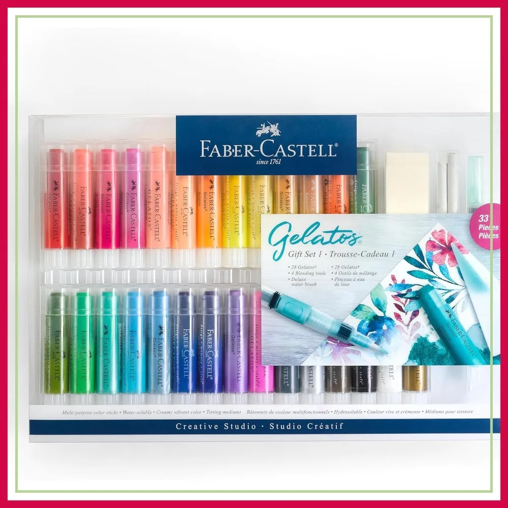 28 Watercolor Gel Crayons Set for Painting, Drawing & Journaling, Versatile Art Pigment Sticks for Mixed Media
28 Watercolor Gel Crayons Set for Painting, Drawing & Journaling, Versatile Art Pigment Sticks for Mixed Media