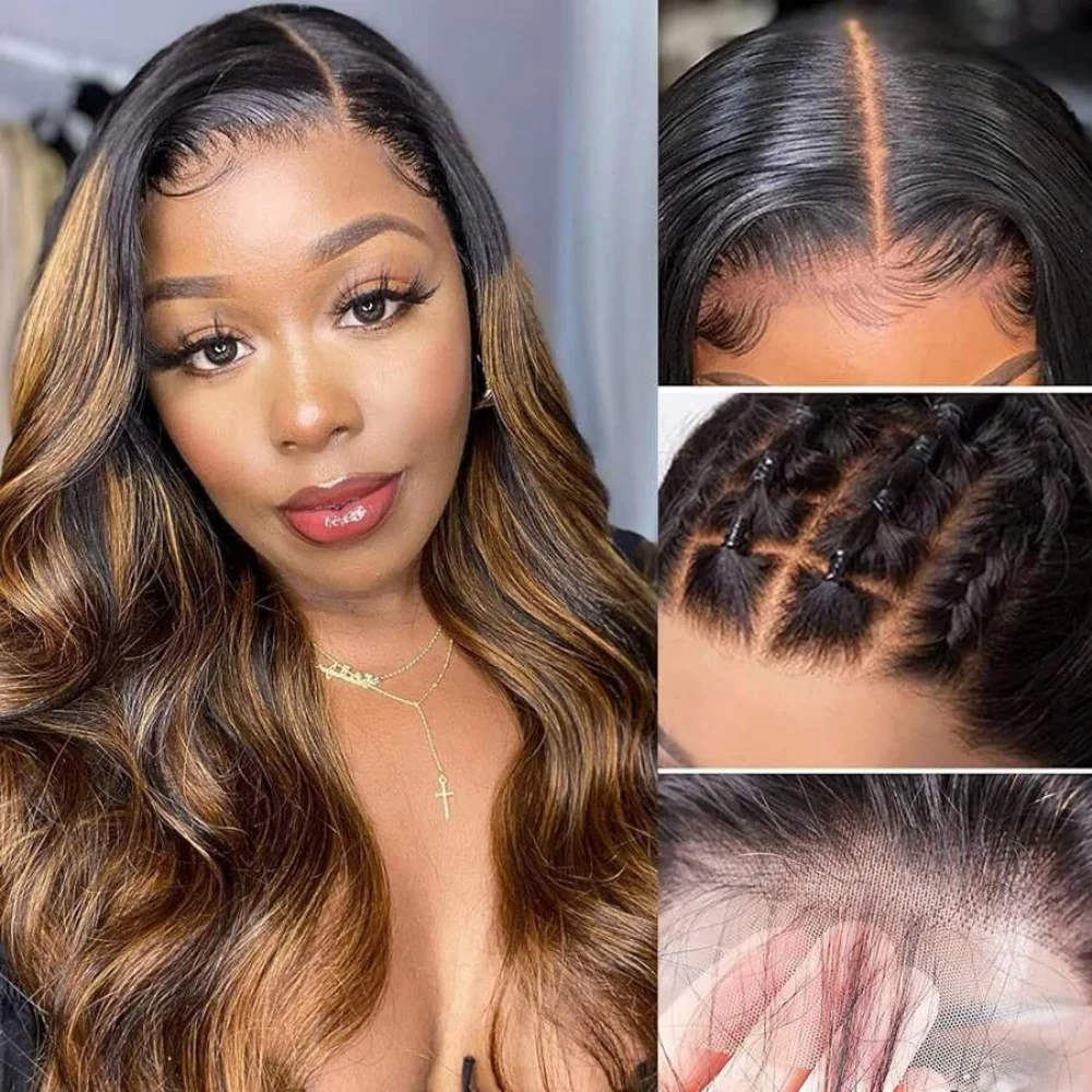 13x6 Ombre Lace Front Wig Human Hair 1B/30 Highlight Lace Front Wig Human Hair 180% Density Body Wave HD Transparent Lace
13x6 Ombre Lace Front Wig Human Hair 1B/30 Highlight Lace Front Wig Human Hair 180% Density Body Wave HD Transparent Lace