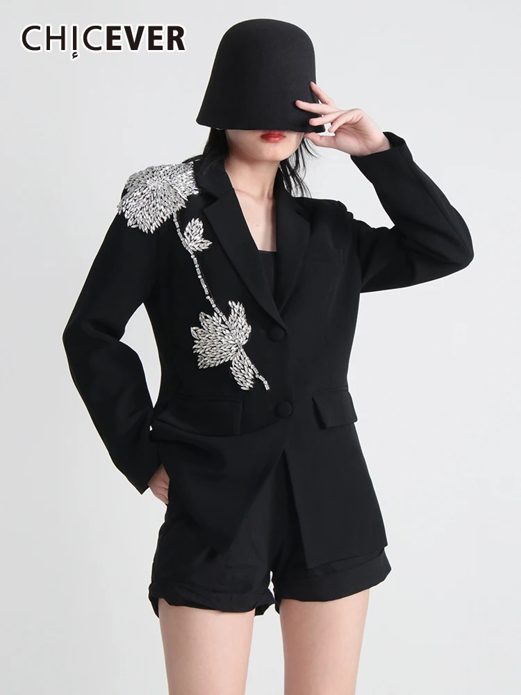 CHICEVER Patchwork Diamonds Blazers For Women Notched Collar Long Sleeve Spliced Single Breasted Hit Color Autumn Blazer Female
CHICEVER Patchwork Diamonds Blazers For Women Notched Collar Long Sleeve Spliced Single Breasted Hit Color Autumn Blazer Female