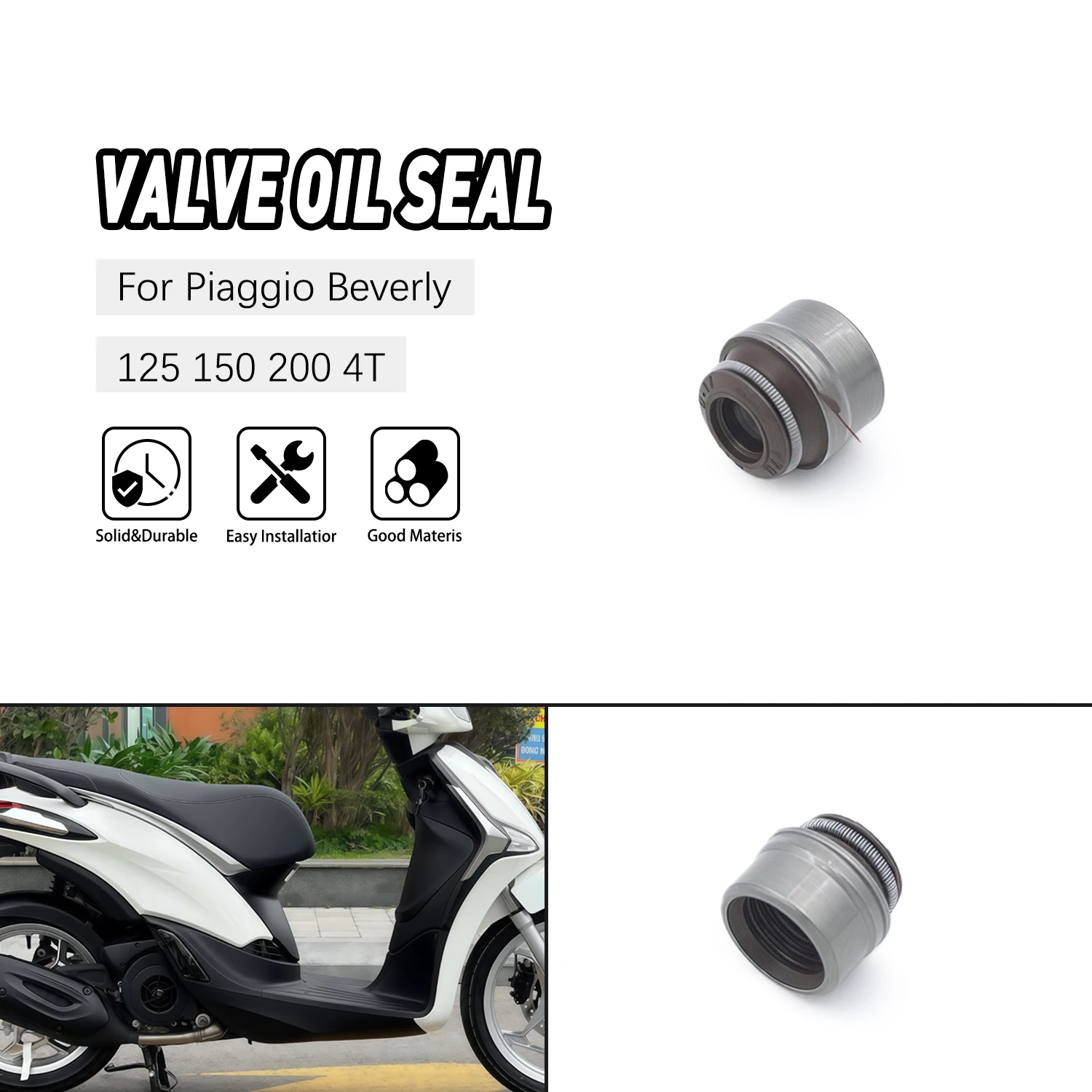 Engine Inlet Exhaust Valve Stem Motorcycle Oil Seal Accessories For Piaggio Beverly 125 150 200 4T
Engine Inlet Exhaust Valve Stem Motorcycle Oil Seal Accessories For Piaggio Beverly 125 150 200 4T