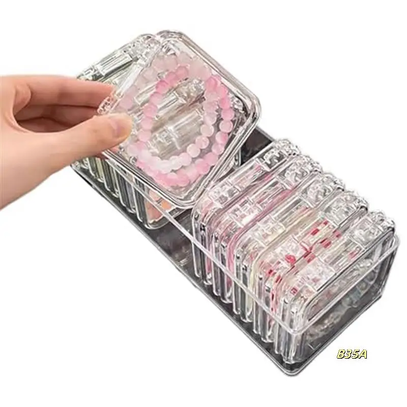 3 Set Large Capacity Acrylic Bracelet Organization Box Practical Bangle Jewelry Display Case Small
3 Set Large Capacity Acrylic Bracelet Organization Box Practical Bangle Jewelry Display Case Small