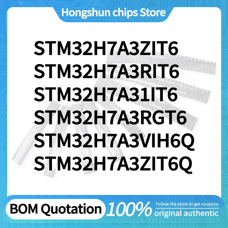 STM32H7A3IIT6 STM32H7A3RIT6 STM32H7A3ZIT6 STM32H7A3ZIT6Q STM32H7A3VIH6Q STM32H7A3RGT6 Standard version
STM32H7A3IIT6 STM32H7A3RIT6 STM32H7A3ZIT6 STM32H7A3ZIT6Q STM32H7A3VIH6Q STM32H7A3RGT6 Standard version