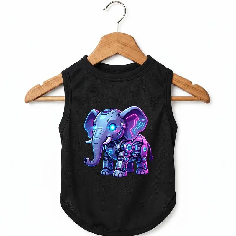 Cyberpunk Elephant Dog Summer Vest
Cyberpunk Elephant Dog Summer Vest
