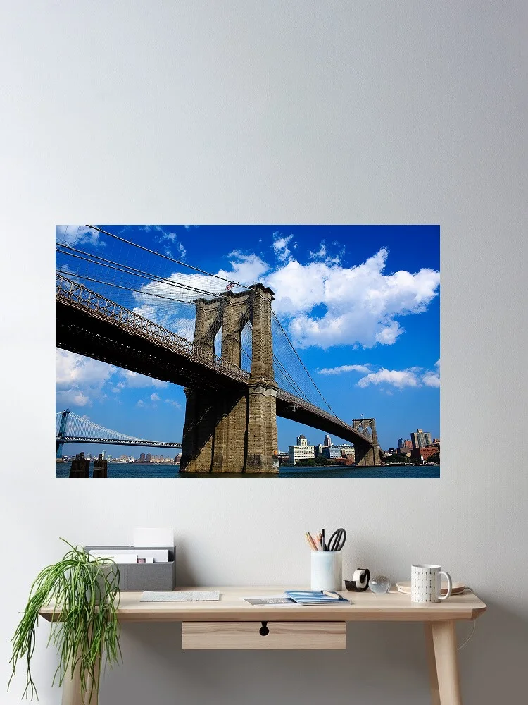 Brooklyn Bridge Tower Manhattan New York Photo, Art Print Canvas Poster, Living Room Decor, Home Wall Picture
Brooklyn Bridge Tower Manhattan New York Photo, Art Print Canvas Poster, Living Room Decor, Home Wall Picture