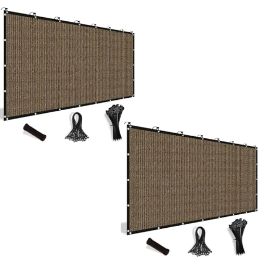 90% Sun Shade Cloth with Grommets 8' X 12' Mocha and 3' X 6' Mocha Pergola Shade Cover Canopy Mesh Tarp Sun Screens for Patio O
90% Sun Shade Cloth with Grommets 8' X 12' Mocha and 3' X 6' Mocha Pergola Shade Cover Canopy Mesh Tarp Sun Screens for Patio O