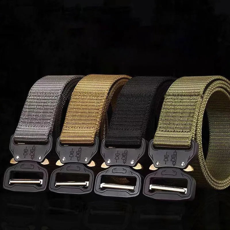 New Tactical Nylon Belt For Men And Women High Quality Canvas Military Multi Functional Hunting Quick Release Metal Casual Belt
New Tactical Nylon Belt For Men And Women High Quality Canvas Military Multi Functional Hunting Quick Release Metal Casual Belt