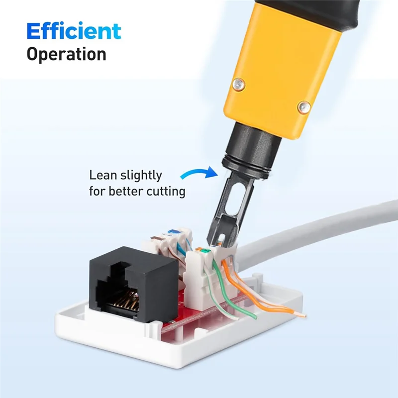 AA81-Cable Matters Enhanced 110 66 Blade Punch Down Tool For RJ45, Supports Cat 8, Cat 7, Cat 6A, Cat 6, Cat 5E
AA81-Cable Matters Enhanced 110 66 Blade Punch Down Tool For RJ45, Supports Cat 8, Cat 7, Cat 6A, Cat 6, Cat 5E