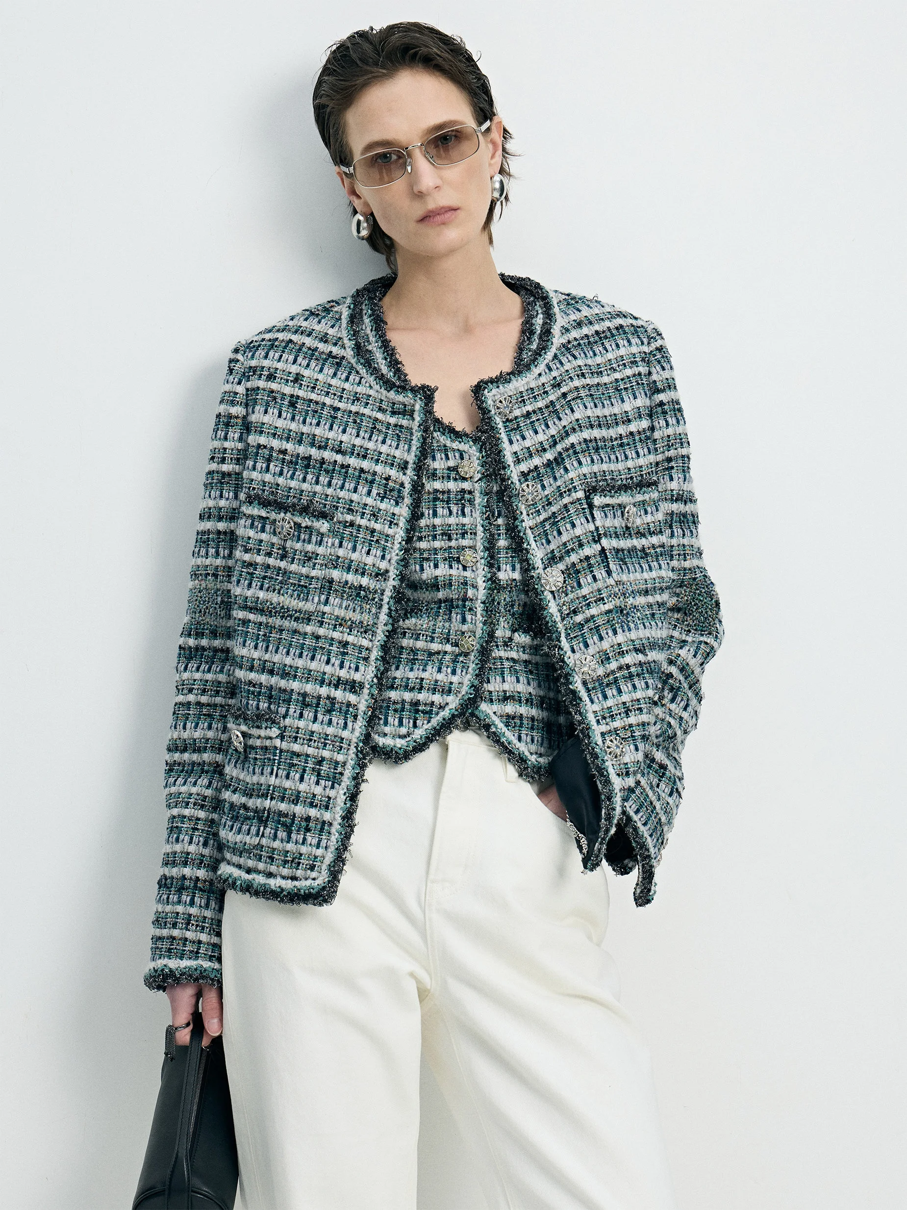 Soulkiss Visual Feast Mixed Yarn Byzantine Green Small Fragrance Style Jacket Vest Commute Style Standard Fit Ladies Coat
Soulkiss Visual Feast Mixed Yarn Byzantine Green Small Fragrance Style Jacket Vest Commute Style Standard Fit Ladies Coat
