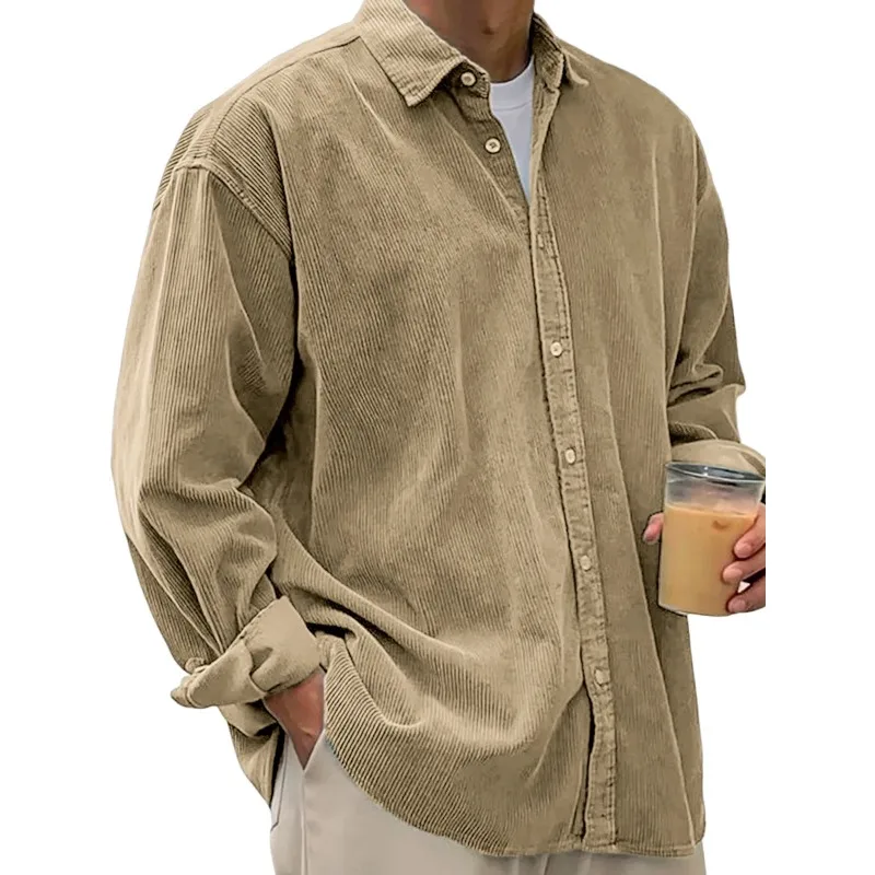 New Corduroy Shirt Men's Long-sleeved Trendy Brand Casual Loose Men's Autumn Winter Thick
New Corduroy Shirt Men's Long-sleeved Trendy Brand Casual Loose Men's Autumn Winter Thick