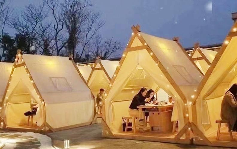 Outdoor camping triangle tent waterproof and rainproof indoor scenic dining B & B picnic barbecue starry sky hot pot
Outdoor camping triangle tent waterproof and rainproof indoor scenic dining B & B picnic barbecue starry sky hot pot