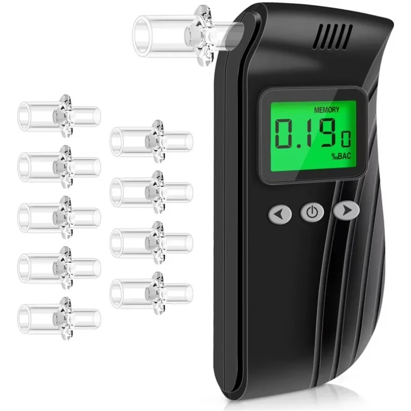 High Precision Semiconductor Breathalyzer LCD Digital Display Portable Alcohol Tester
High Precision Semiconductor Breathalyzer LCD Digital Display Portable Alcohol Tester