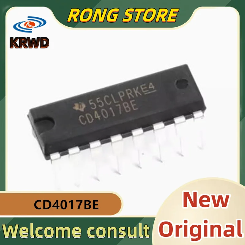 Новый и оригинальный чип CD4017BE, 10 шт., чип IC CD4017BE CD4017 DIP-16 CMOS, чип логического устройства TI
Новый и оригинальный чип CD4017BE, 10 шт., чип IC CD4017BE CD4017 DIP-16 CMOS, чип логического устройства TI