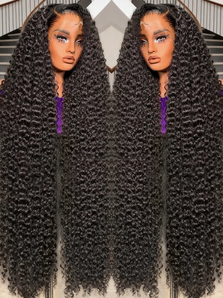 250 Density Black 13x6 HD Transparent Lace Frontal Wig Brazilian 46 Inch Deep Wave Curly Human Hair Wigs For Women Preplucked
250 Density Black 13x6 HD Transparent Lace Frontal Wig Brazilian 46 Inch Deep Wave Curly Human Hair Wigs For Women Preplucked