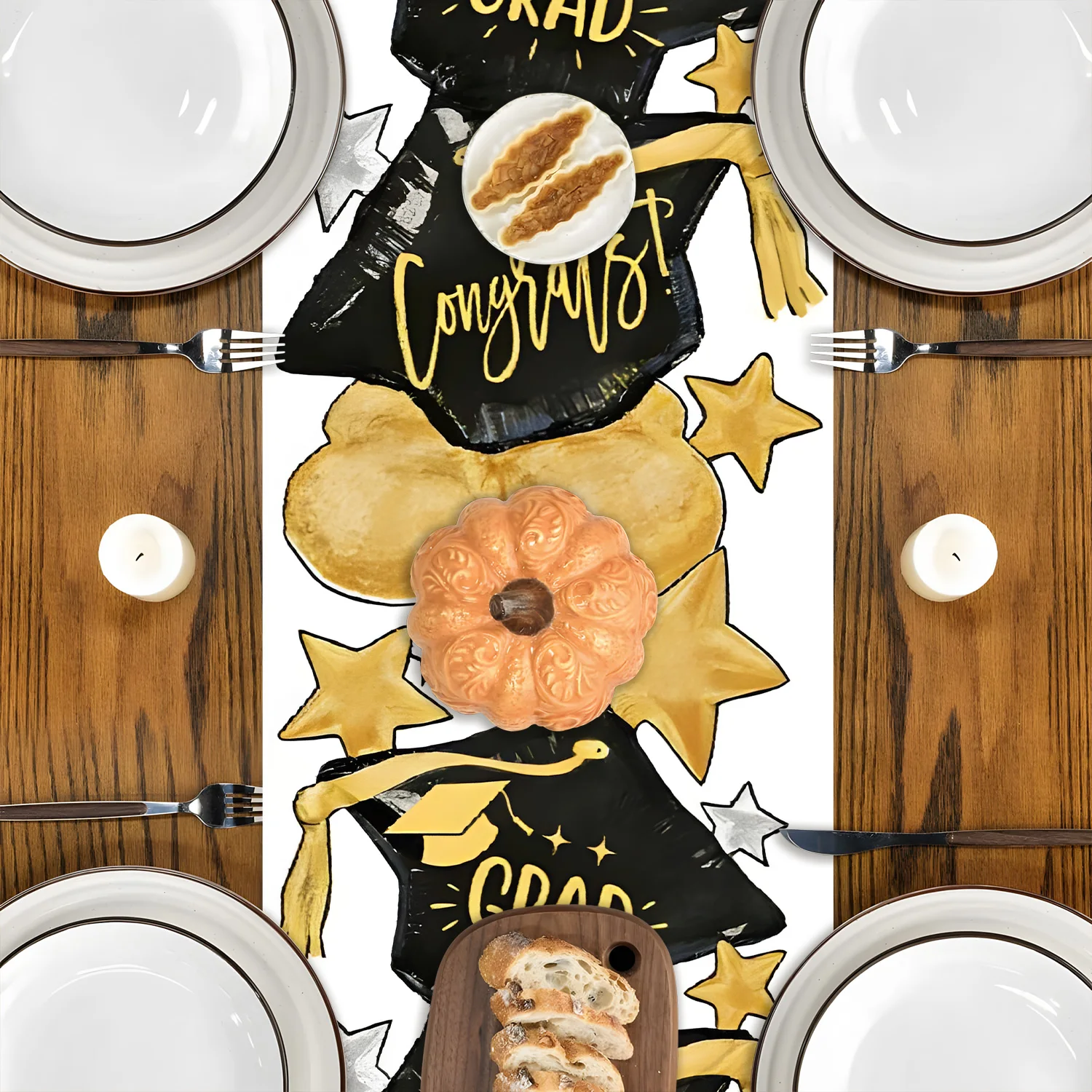 Class Of 2026 Graduation Table Runner Grad Cap Diploma Pattern Polyester Table Cloth For Graduation Celebration Party Decor Fav
Class Of 2026 Graduation Table Runner Grad Cap Diploma Pattern Polyester Table Cloth For Graduation Celebration Party Decor Fav