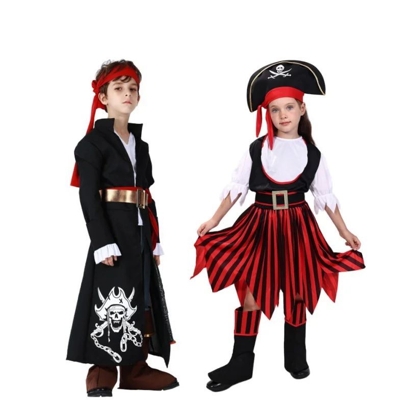 Children's Pirate COS Costume Pirate Role Playing Costume Festival Makeup Ball Performance Set
Children's Pirate COS Costume Pirate Role Playing Costume Festival Makeup Ball Performance Set