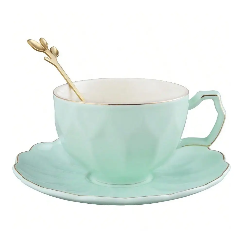 Porcelain Tea Cup And Saucer Set Perfect For Womens Tea Parties 7 Oz
Porcelain Tea Cup And Saucer Set Perfect For Womens Tea Parties 7 Oz