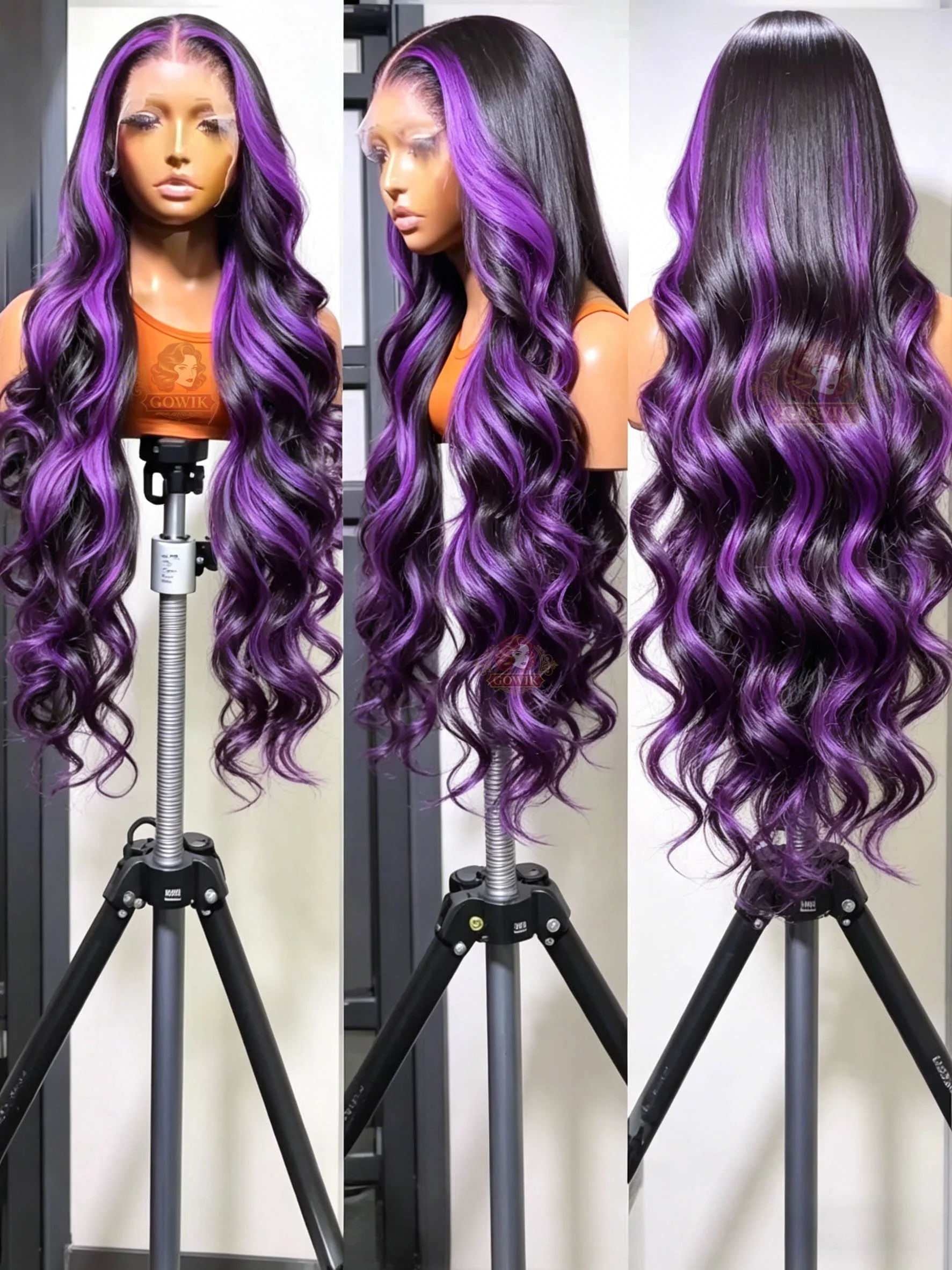 13X6 Ombre Purple Lace Front Wigs Human Hair 1B/30 Frontal 24Inch 1B/Pink Highlight Lace Front Wig 4/350 Colored Body Wave Wigs
13X6 Ombre Purple Lace Front Wigs Human Hair 1B/30 Frontal 24Inch 1B/Pink Highlight Lace Front Wig 4/350 Colored Body Wave Wigs