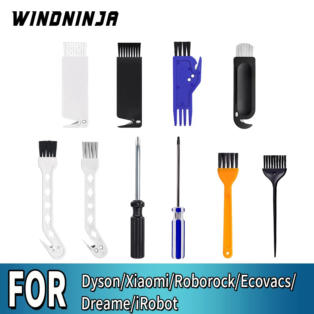Универсальные щетки для роботов-пылесосов Dyson/Xiaomi Roborock/Ecovacs Deebot/Dreame/iRobot, запчасти для отверток
Универсальные щетки для роботов-пылесосов Dyson/Xiaomi Roborock/Ecovacs Deebot/Dreame/iRobot, запчасти для отверток