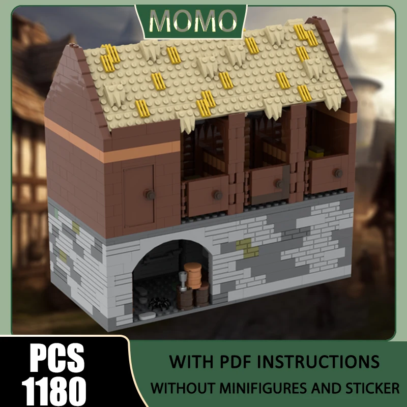 Medieval Castle Model Moc Building Blocks Modular Medieval Stable Model Technology Brick DIY Assembly Construction Holiday Toys
Medieval Castle Model Moc Building Blocks Modular Medieval Stable Model Technology Brick DIY Assembly Construction Holiday Toys