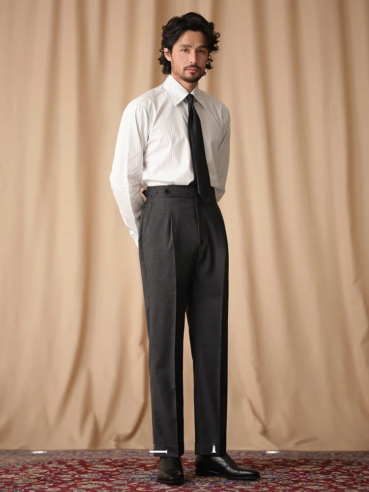 Cultum Men's Woolen Straight Leg Pants Busin Casual Trousers Autumn Long Pants Drapey Prince of Ws Che Pattern
Cultum Men's Woolen Straight Leg Pants Busin Casual Trousers Autumn Long Pants Drapey Prince of Ws Che Pattern