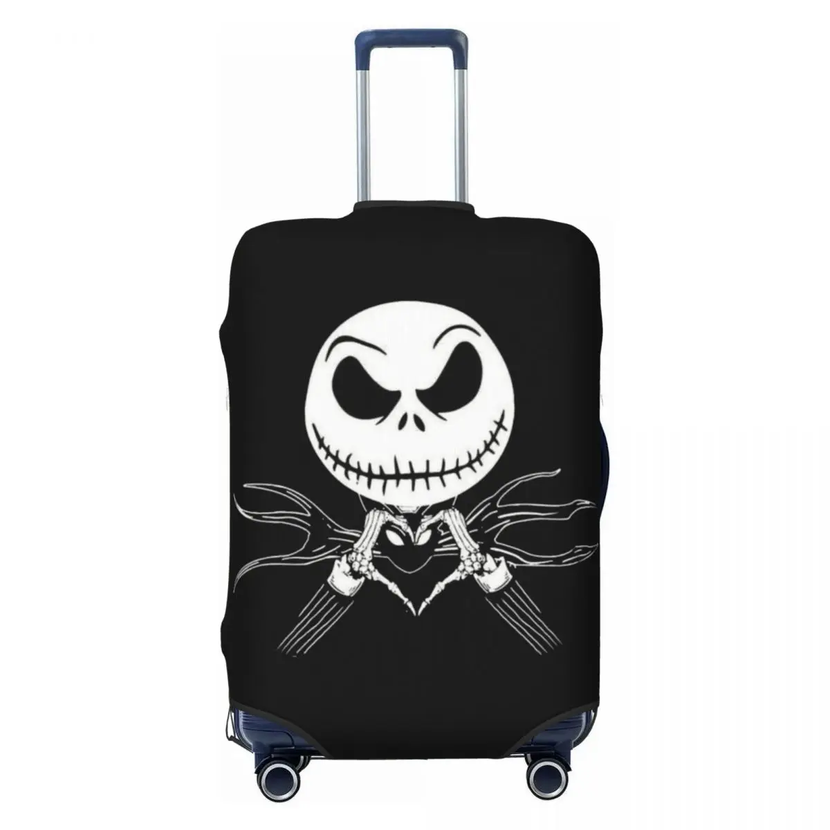 Custom Jack Skellington Face Luggage Cover Protector Funny Travel Suitcase Covers for 18-32 Inch
Custom Jack Skellington Face Luggage Cover Protector Funny Travel Suitcase Covers for 18-32 Inch