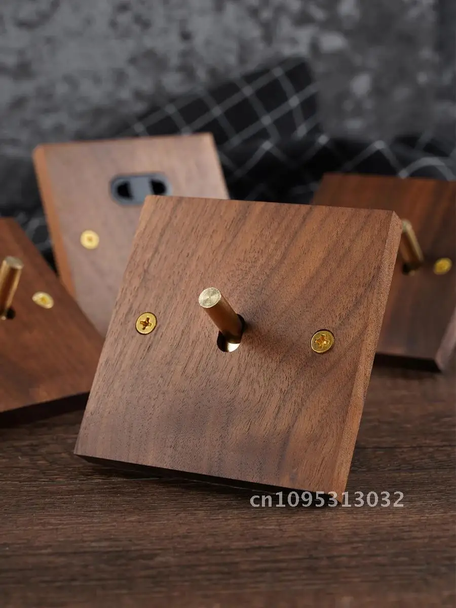 Model 86 13A Wood Wall Light Switch Retro Brass Toggle Socket Switch Power Wall Switch 2gang2way Solid Light English Panel
Model 86 13A Wood Wall Light Switch Retro Brass Toggle Socket Switch Power Wall Switch 2gang2way Solid Light English Panel