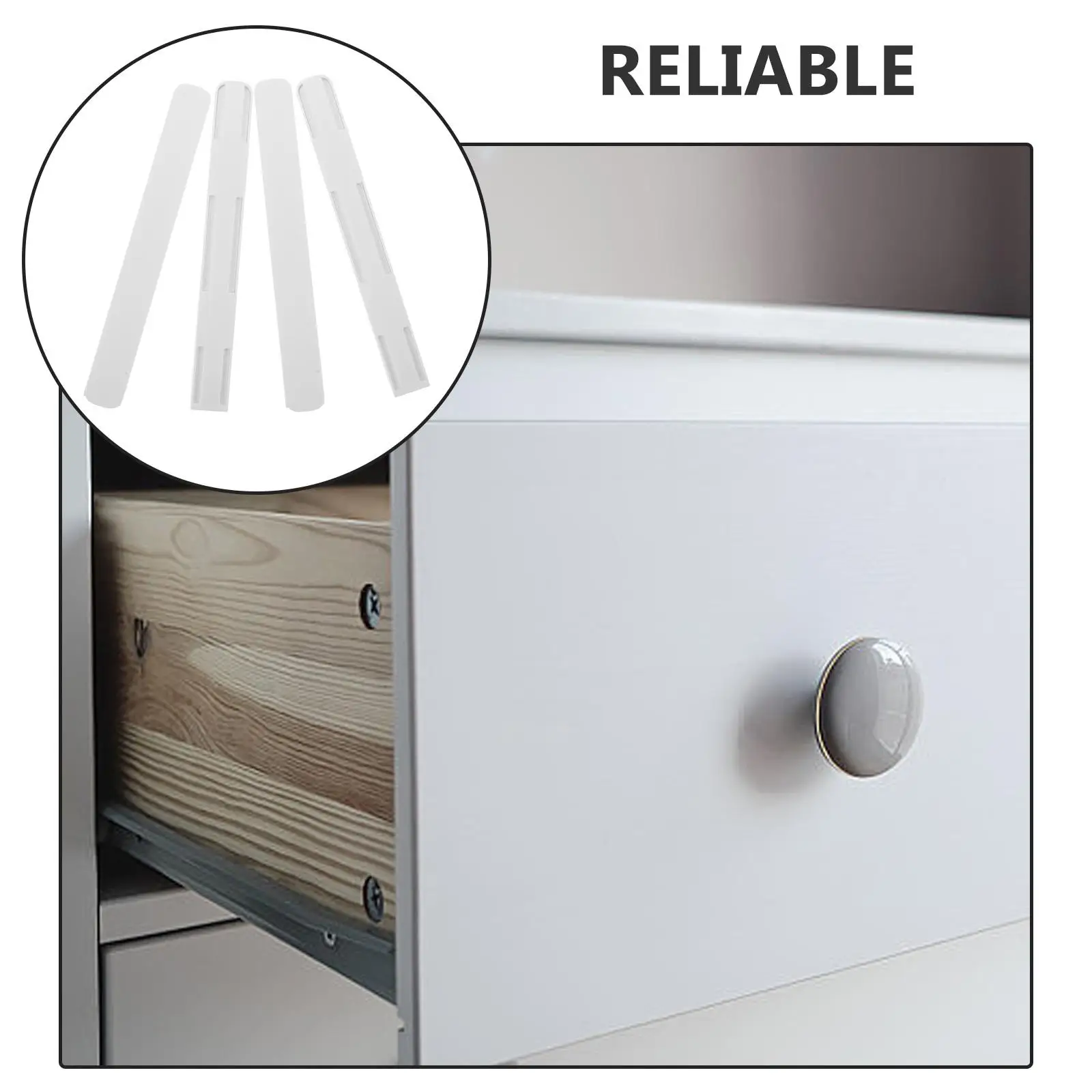4 Pcs Drawer Slides Self Adhesive Track Guide Storage Box Rail Smooth DIY Hips Bar Strong Capacity Kitchen Bedroom Dormitory
4 Pcs Drawer Slides Self Adhesive Track Guide Storage Box Rail Smooth DIY Hips Bar Strong Capacity Kitchen Bedroom Dormitory