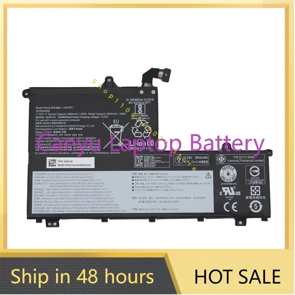 L19D3PF2 L19C3PF1 L19L3PF8 L19M3PF1 L19M3PF9 L19M3PF2 Для Lenovo Thinkbook 14-IML 14-IIL 15-IIL 15-IML Аккумулятор для ноутбука
L19D3PF2 L19C3PF1 L19L3PF8 L19M3PF1 L19M3PF9 L19M3PF2 Для Lenovo Thinkbook 14-IML 14-IIL 15-IIL 15-IML Аккумулятор для ноутбука