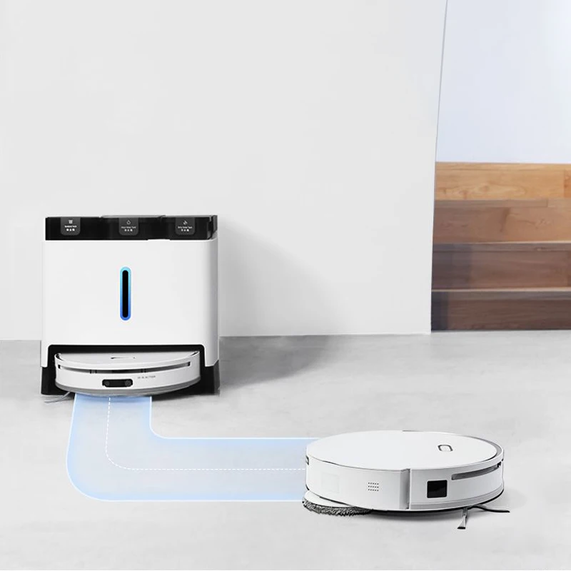 High Suction 3 In 1 Aspirador Intelligent Automatic Smart Vacuum Cleaner Robot With Self-Emptying Dustbin Mopping Function
High Suction 3 In 1 Aspirador Intelligent Automatic Smart Vacuum Cleaner Robot With Self-Emptying Dustbin Mopping Function
