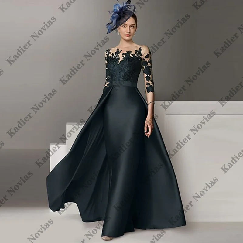 Long Arabic Black Mother of the Bride Dresses with Skirt Vestido Fiesta Boda Invitada Customized Wedding Party Dresses
Long Arabic Black Mother of the Bride Dresses with Skirt Vestido Fiesta Boda Invitada Customized Wedding Party Dresses