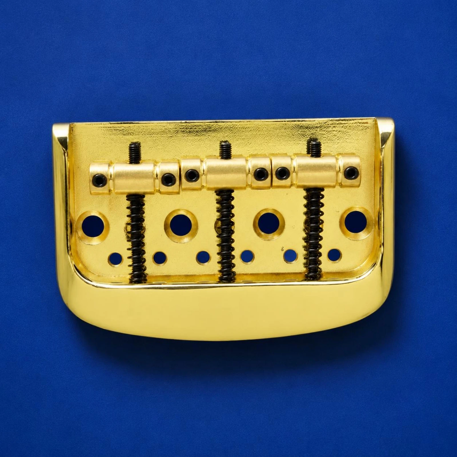 Gold Guitar Bridge Adjustable Intonation Roller Saddle Bridge Instrument Parts Easy to Install Improves Sustain
Gold Guitar Bridge Adjustable Intonation Roller Saddle Bridge Instrument Parts Easy to Install Improves Sustain