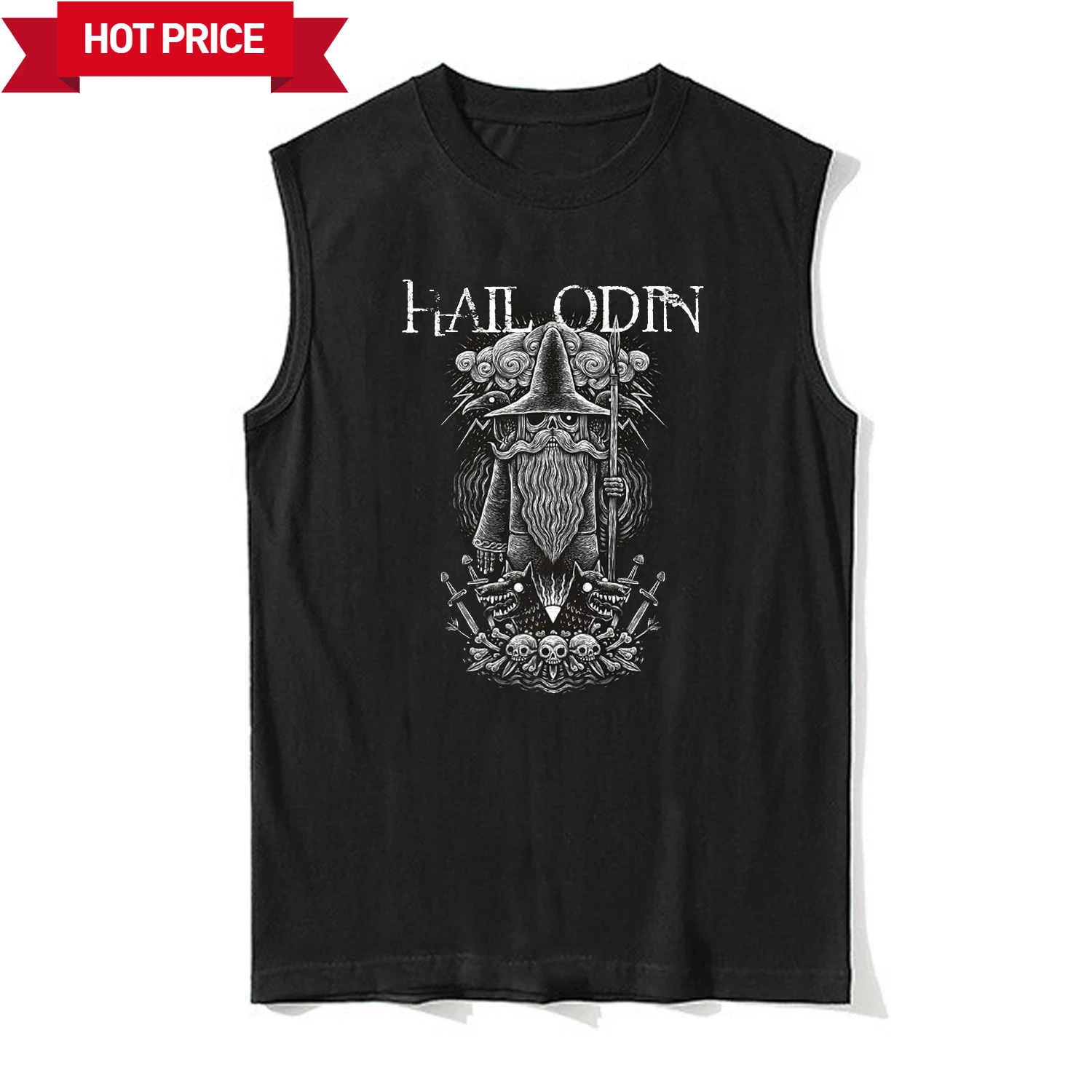 God of War Hail Odin All Father Norse Wotan Valhalla Майка 100% хлопок с круглым вырезом Летние повседневные мужские жилеты Футболка без рукавов
God of War Hail Odin All Father Norse Wotan Valhalla Майка 100% хлопок с круглым вырезом Летние повседневные мужские жилеты Футболка без рукавов