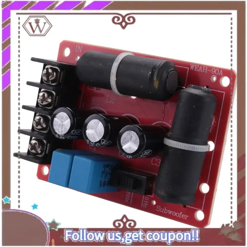Latest 4X Pure Bass Subwoofer Second-Order Crossover Speaker Frequency Divider DIY Home Theater
Latest 4X Pure Bass Subwoofer Second-Order Crossover Speaker Frequency Divider DIY Home Theater