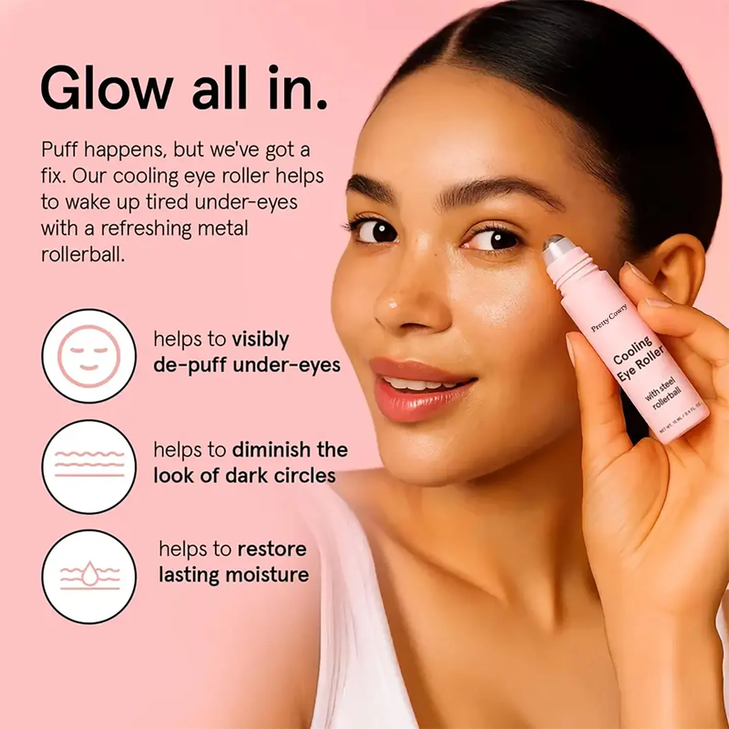 Охлаждающий металлический роликовый отбеливатель под глаза | Уменьшает отечность | Глубоко увлажняет | помогает снизить темные круги
Охлаждающий металлический роликовый отбеливатель под глаза | Уменьшает отечность | Глубоко увлажняет | помогает снизить темные круги