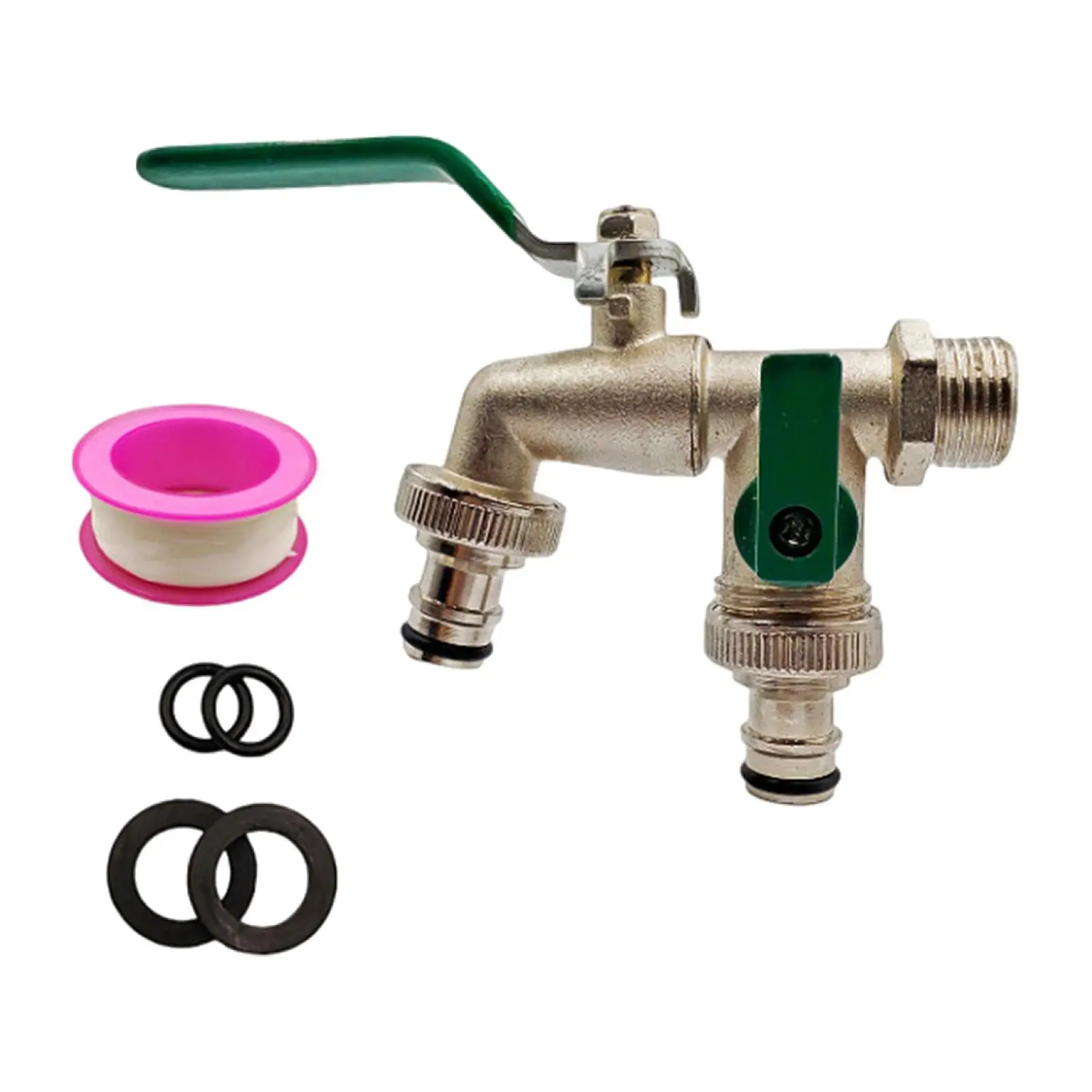 Garden Hose Splitter 2 Way Brass Garden Tool Hose Adapter Hose Connector Long Handle Tap Splitter Water Faucet Outdoor Water Tap
Garden Hose Splitter 2 Way Brass Garden Tool Hose Adapter Hose Connector Long Handle Tap Splitter Water Faucet Outdoor Water Tap