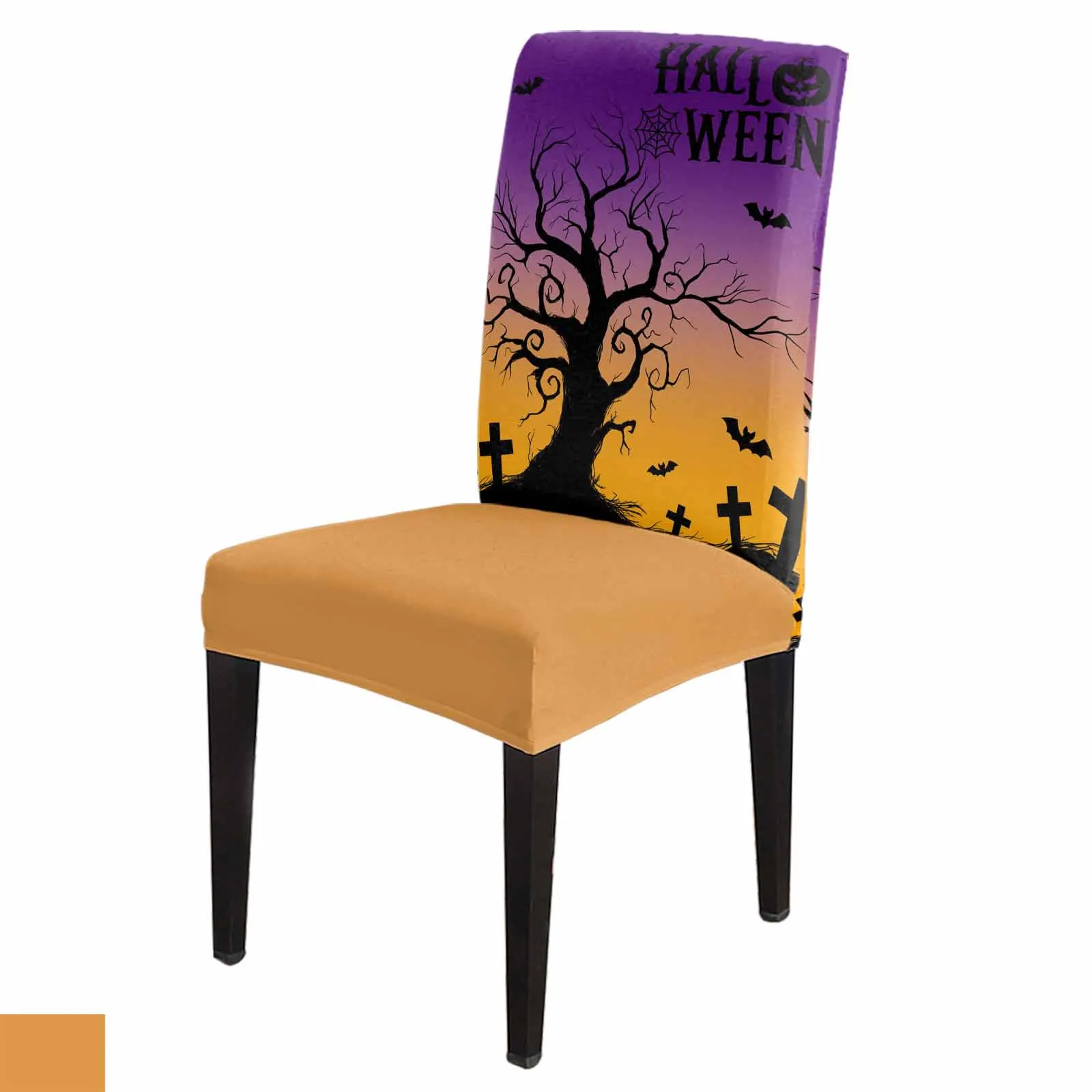 Gradient HALLOWEEN Bat Tree Spandex Chair Cover Office Banquet Chair Protector Cover Stretch Chair Cover for Dining Room
Gradient HALLOWEEN Bat Tree Spandex Chair Cover Office Banquet Chair Protector Cover Stretch Chair Cover for Dining Room