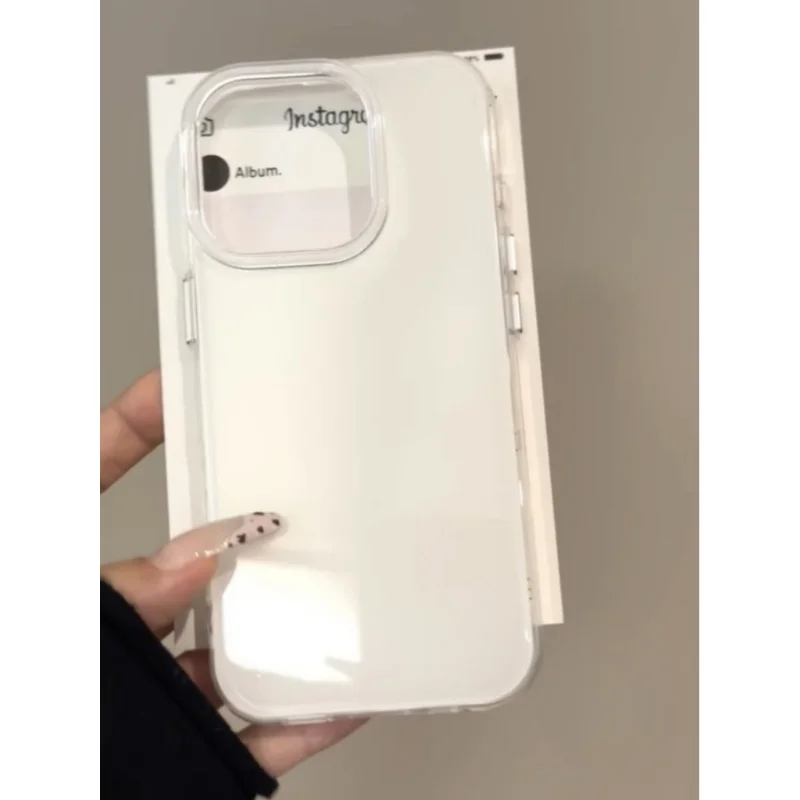 For iPhone 16 Pro Max 15 14 Plus 13 12 11 Pro Max XR XS Max X 8 6s Plus Phone Case Glossy Cream White Solid Color Soft Cover
For iPhone 16 Pro Max 15 14 Plus 13 12 11 Pro Max XR XS Max X 8 6s Plus Phone Case Glossy Cream White Solid Color Soft Cover