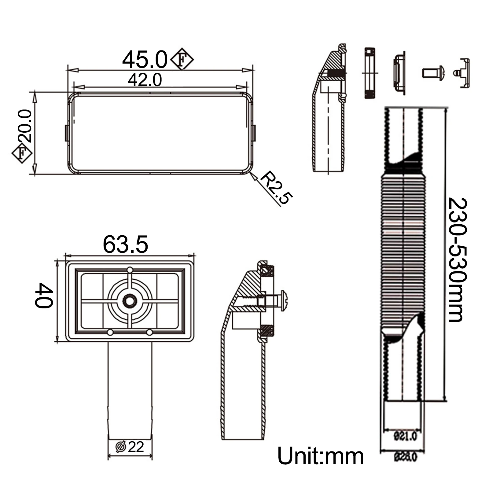 Адаптируемый сливной шланг для раковины, мусорная труба, переливная труба, шланг из ПВХ, внешний диаметр 28 мм, материал SUS304, простая установка
Адаптируемый сливной шланг для раковины, мусорная труба, переливная труба, шланг из ПВХ, внешний диаметр 28 мм, материал SUS304, простая установка