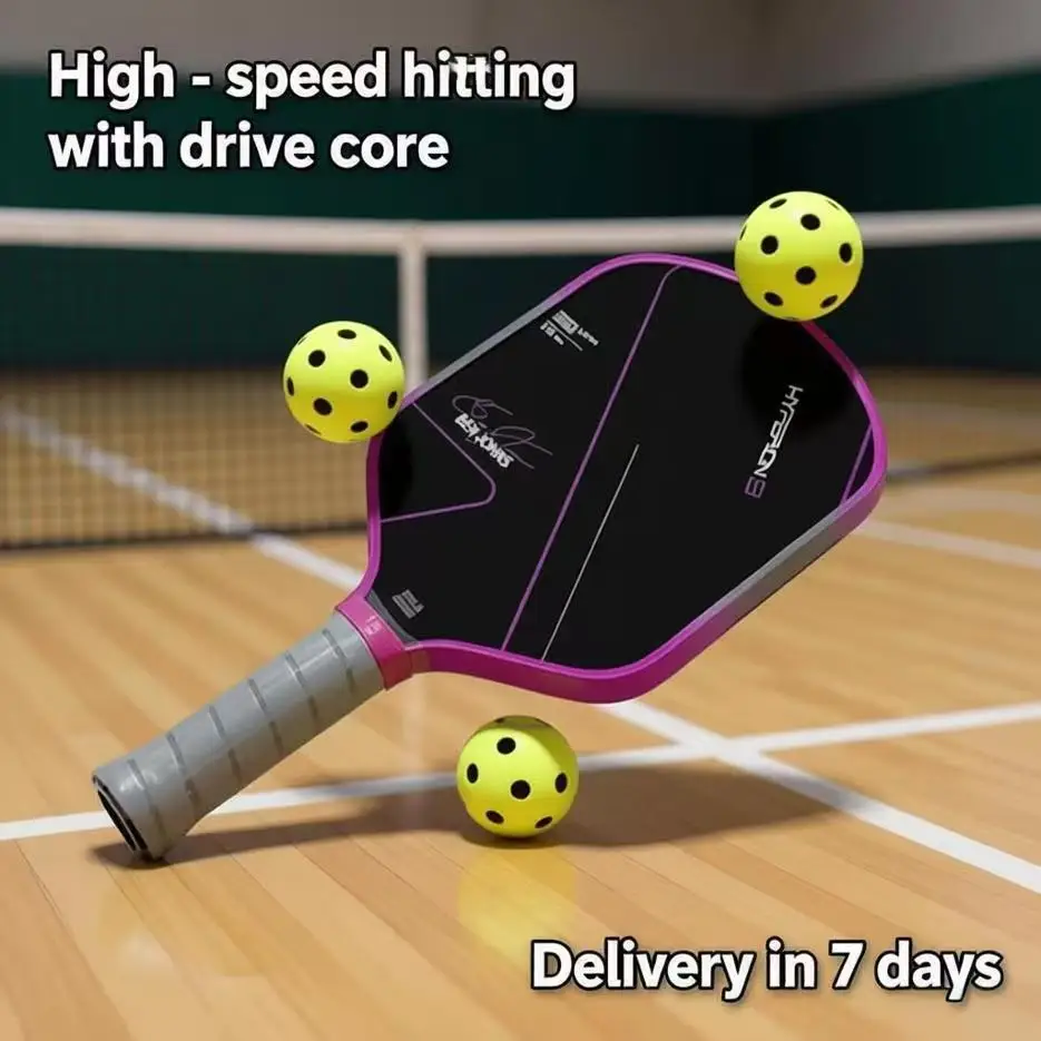 Hot Selling Pink High Quality T700 18K Carbon Fiber 16mm Thickness Durable Pickleball Paddle
Hot Selling Pink High Quality T700 18K Carbon Fiber 16mm Thickness Durable Pickleball Paddle