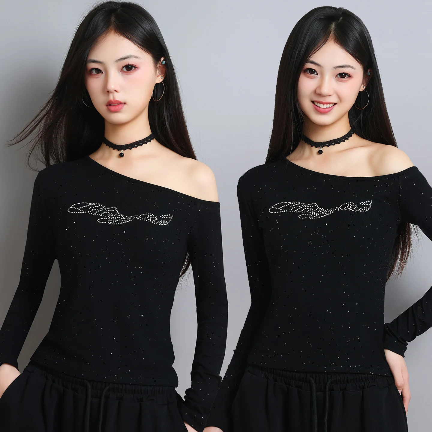 Ladies Square Dance Clothing Top New Ribbed Cotton Sequin Dance Casual Sports Fitn Dancing Clothes Ethnic Stage Costume
Ladies Square Dance Clothing Top New Ribbed Cotton Sequin Dance Casual Sports Fitn Dancing Clothes Ethnic Stage Costume