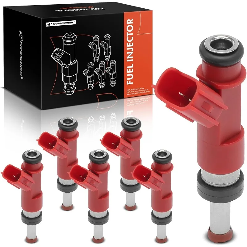 A-Premium Set of 6 Fuel Injectors Compatible with Camry 2007-2011, RAV4 2006-2012, Highlander 2008-2010 2012-2013, Sienna
A-Premium Set of 6 Fuel Injectors Compatible with Camry 2007-2011, RAV4 2006-2012, Highlander 2008-2010 2012-2013, Sienna