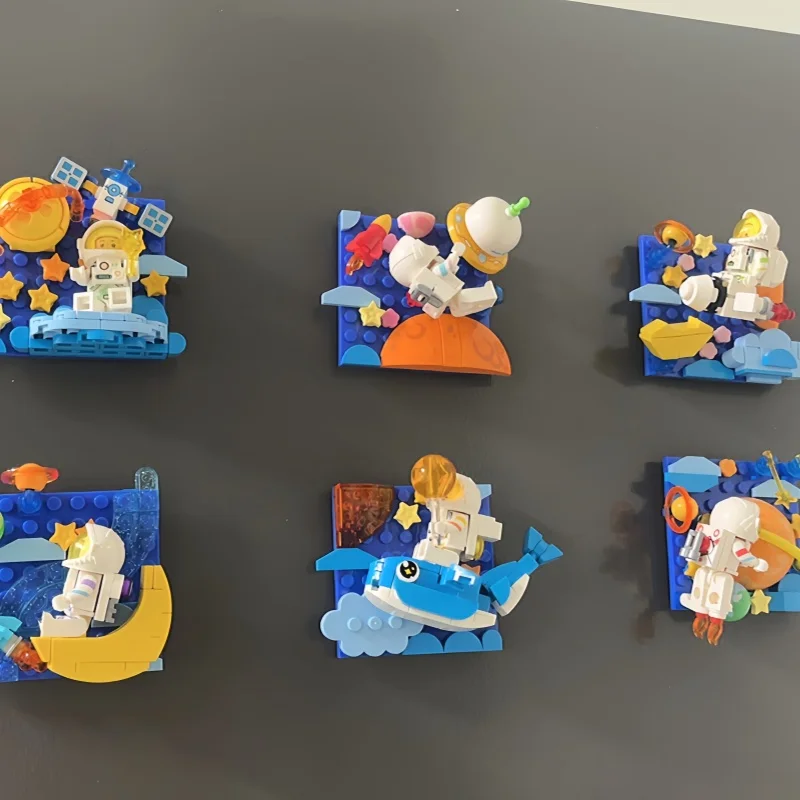 Sembo Block Astronaut Building Blocks Magnetic Fridge Magnets Space Theme DIY Assembled Toy Decoration Holiday Gift
Sembo Block Astronaut Building Blocks Magnetic Fridge Magnets Space Theme DIY Assembled Toy Decoration Holiday Gift