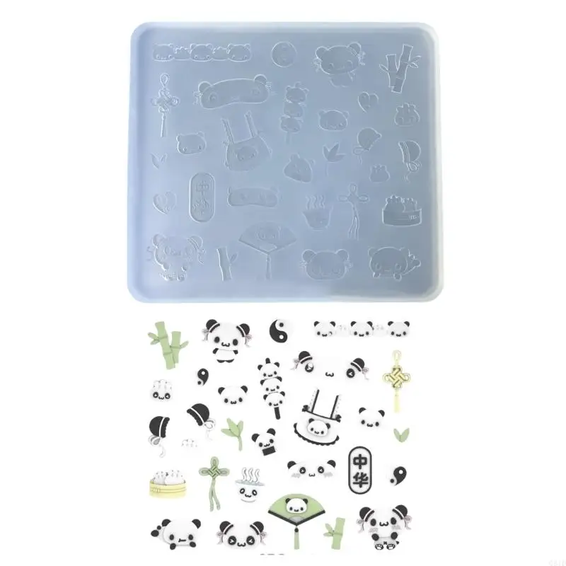 Easy to Clean Silicone Mold Small Panda Shaped Accessories Mould Elegant Jewelry Accessory Making Mould for Craftsmen
Easy to Clean Silicone Mold Small Panda Shaped Accessories Mould Elegant Jewelry Accessory Making Mould for Craftsmen