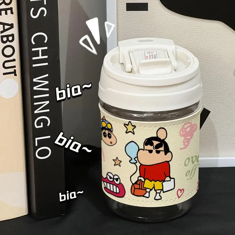 New Crayon Shin Chan Anime Coffee Mug Bandai Cute Cartoon Straw with High Temperature Resistance Explosion Proof Dual Straw Cup
New Crayon Shin Chan Anime Coffee Mug Bandai Cute Cartoon Straw with High Temperature Resistance Explosion Proof Dual Straw Cup