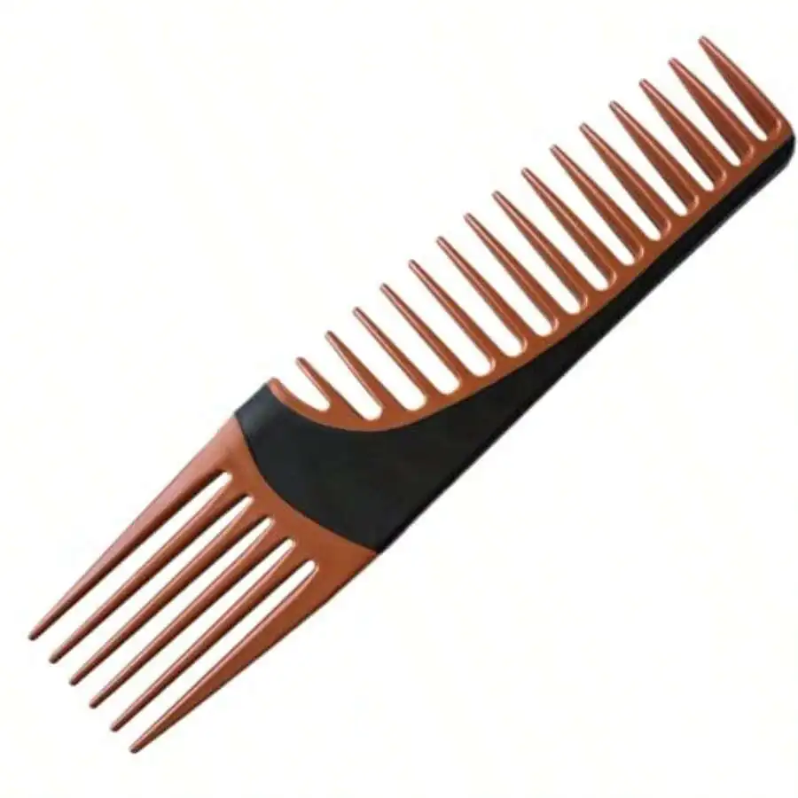 Dual-Ended Detangling Comb Wide Tooth Teasing For Curly Thick Hair Heat Resistant Non-Slip Styling Tool
Dual-Ended Detangling Comb Wide Tooth Teasing For Curly Thick Hair Heat Resistant Non-Slip Styling Tool