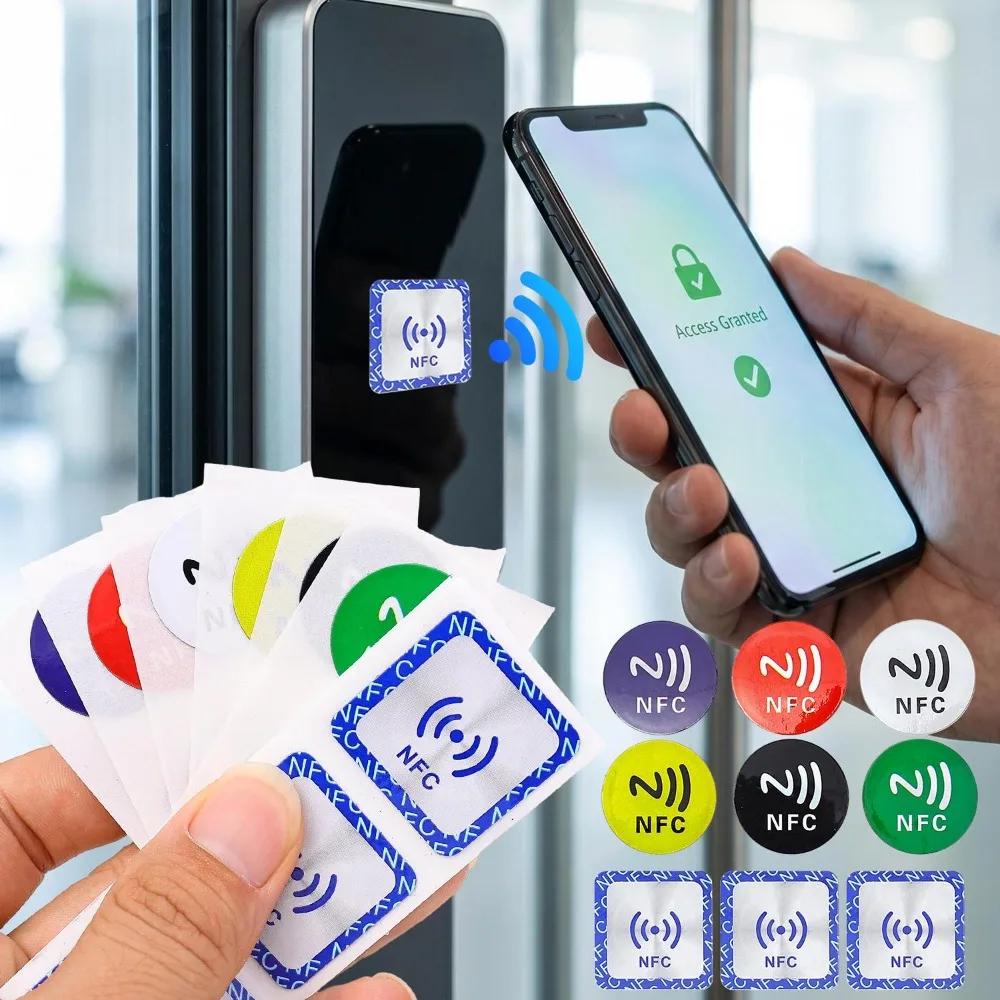 NFC Ntag213 TAG Sticker 6/12Pcs 213 13.56MHz ISO14443A Universal Label RFID Token Patrol Ultralight for Phones Amiibo Etc
NFC Ntag213 TAG Sticker 6/12Pcs 213 13.56MHz ISO14443A Universal Label RFID Token Patrol Ultralight for Phones Amiibo Etc